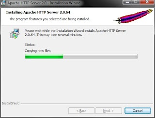 instalasi web server apache windows 7
