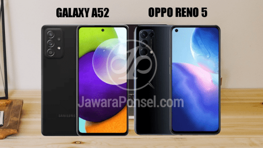 Perbandingan harga Galaxy A52 dan Oppo Reno 5