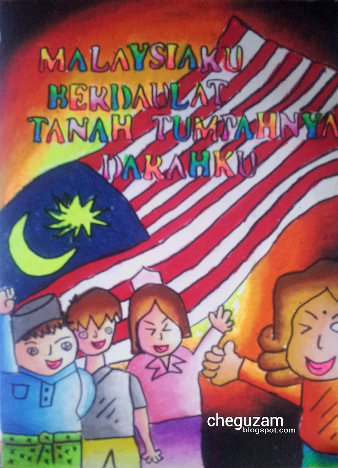 Contoh Poster Hari Kemerdekaan Malaysia 2022