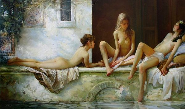 Figurative painting by Serge Marshennikov