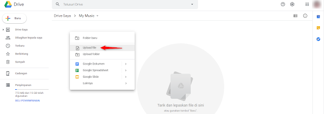 upload file ke google drive