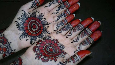 Latest Eid ul Fitr Henna Designs 2013 for Girls