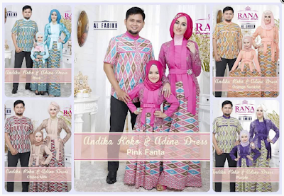 50 Model  Baju  Muslim Pasangan  Suami  Istri  dan Anak 2019 