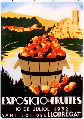 1932-Exposició fruites - cartell