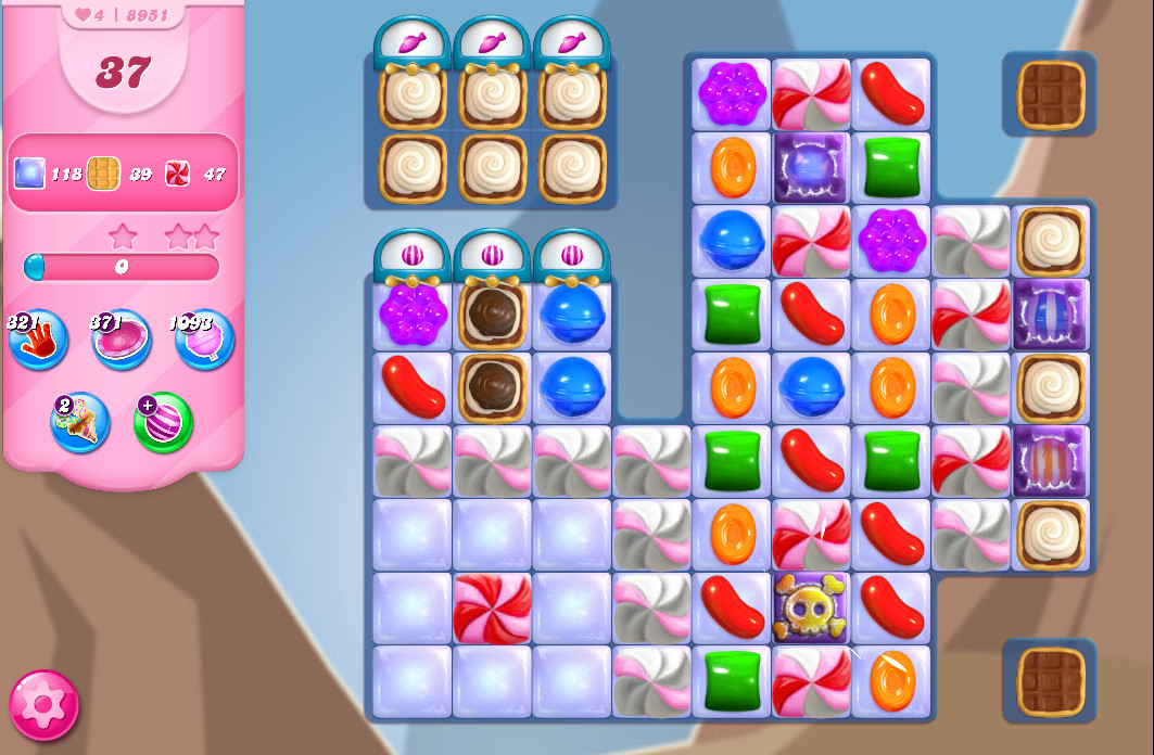 Candy Crush Saga level 8951