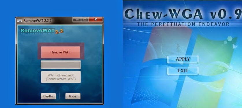TutoGanga: Activar windows 7 con remove wat o Chew WGA