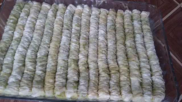 أصابع البقلاوة بالفستق سهلة التحضير لذيذة المذاق Fingers baklava with pistachio ( بدقة 1080 HD )