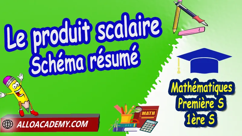 Le produit scalaire - Schéma résumé - Mathématiques Classe de première s (1ère S) PDF, Le produit scalaire, produit scalaire cours pdf, produit scalaire propriétés, formule produit scalaire, produit scalaire de deux vecteurs, Cours sur le produit scalaire de Classe de Première s (1ère s), Résumé cours sur le produit scalaire de Classe de Première s (1ère s), Exercices corrigés sur le produit scalaire de Classe de Première s (1ère s), Série d'exercices corrigés sur le produit scalaire de Classe de Première s (1ère s), Contrôle corrigé sur le produit scalaire de Classe de Première s (1ère s), Travaux dirigés td sur le produit scalaire de Classe de Première s (1ère s), Mathématiques, Lycée, première S (1ère s), Maths Programme France, Mathématiques niveau lycée, Mathématiques Classe de première S, Tout le programme de Mathématiques de première S France, maths 1ère s1 pdf, mathématiques première s pdf, programme 1ère s maths, cours maths première s nouveau programme pdf, toutes les formules de maths 1ère s pdf, maths 1ère s exercices corrigés pdf, mathématiques première s exercices corrigés, exercices corrigés maths 1ère c pdf, Système éducatif en France, Le programme de la classe de première S en France, Le programme de l'enseignement de Mathématiques Première S (1S) en France, Mathématiques première s, Fiches de cours, Les maths au lycée avec de nombreux cours et exercices corrigés pour les élèves de Première S 1ère S, programme enseignement français Première S, Le programme de français au Première S, cours de maths, cours particuliers maths, cours de maths en ligne, cours maths, cours de maths particulier, prof de maths particulier, apprendre les maths de a à z, exo maths, cours particulier maths, prof de math a domicile, cours en ligne première S, recherche prof de maths à domicile, cours particuliers maths en ligne, cours de maths a domicile, cours de soutien à distance, cours de soutiens, des cours de soutien, soutien scolaire a domicile