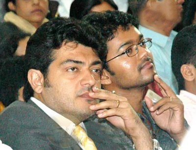 Superstars Ajith and Vijay togetherphoto gallery leaked images