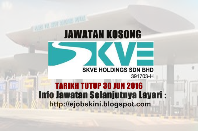 Jawatan Kosong SKVE Holdings Sdn Bh