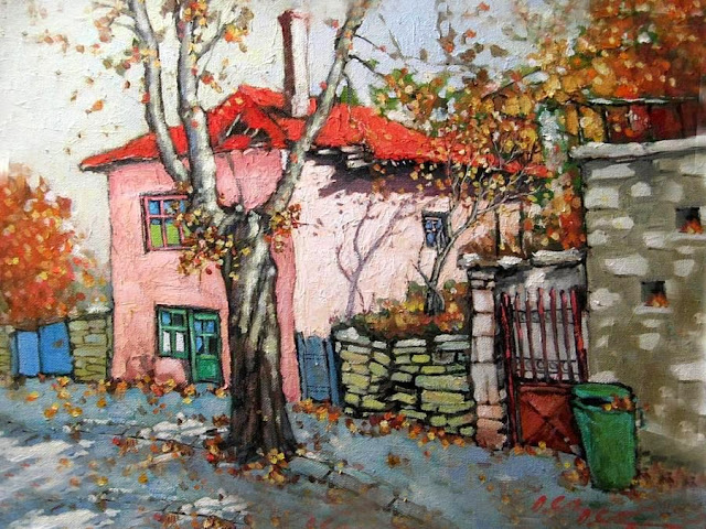 David Croitor | Romanian Painter | 1958 | City Street Paintings