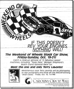 Weekend of Wheels October 1990
