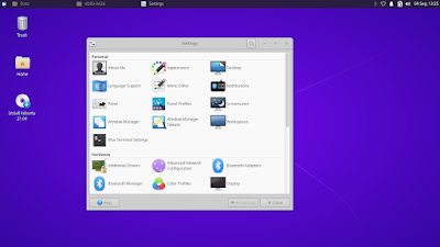 Screenshot of Xubuntu 21.04