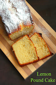 Lemon Poppyseeds Pound Cake, Lemon Pound Cake