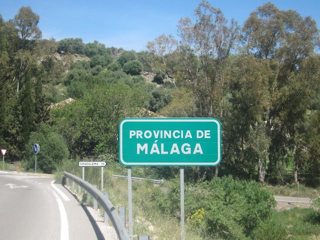 entering the province of Malaga