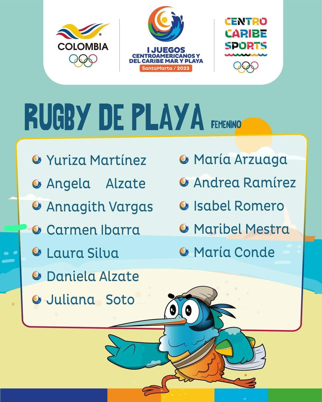 https://www.notasrosas.com/Tres guajiros en los Juegos Centroamericanos y Del Caribe Mar y Playa Santa Marta 2022