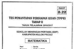 Soal TPPU Kulon Progo 2017 Tahap 2 - Matematika