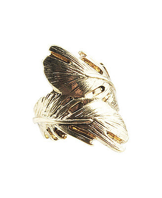 Top shop feather wrap ring @fashionpickles