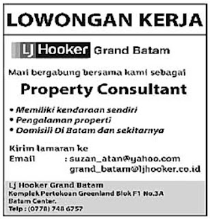 Lowongan Kerja LJ Hooker Grand Batam