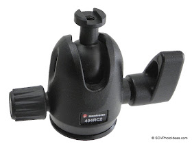 Manfrotto 494-RC2 ball head w/ RC QR removed