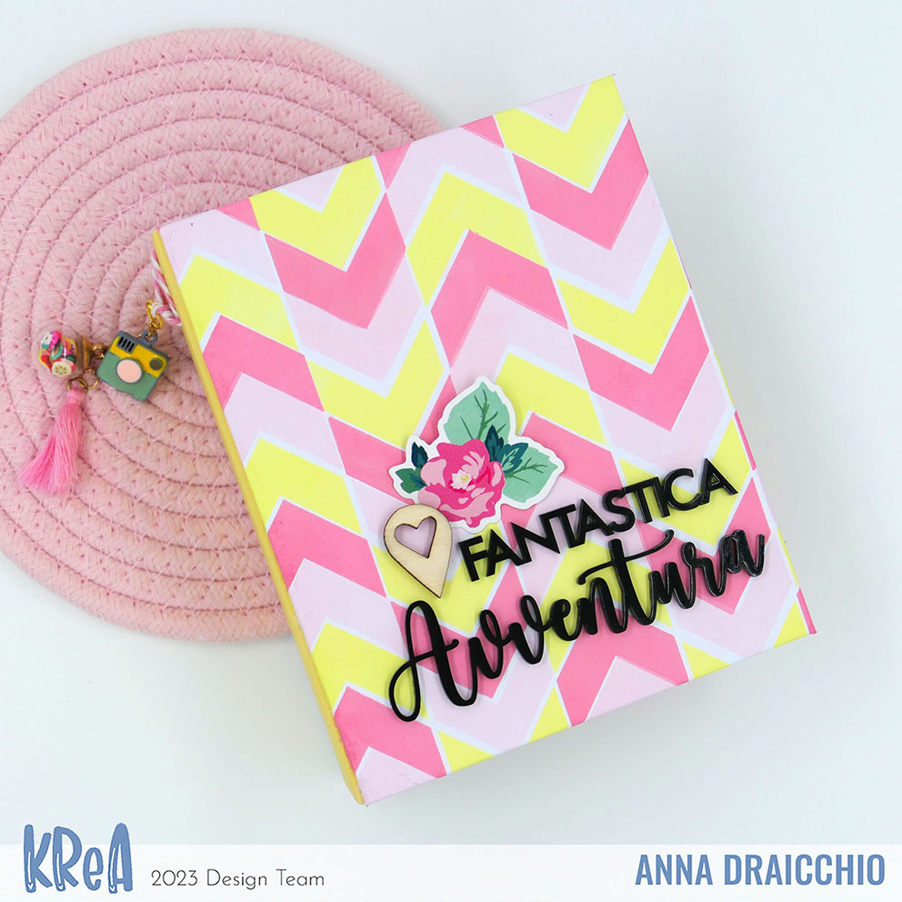 Tutorial scrapbooking: Mini album con Carta creata con lo Stencil – Video