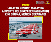 Jawatan Kosong Malaysia Airports Holdings Berhad (MAHB) Kini Dibuka, Mohon Sekarang!