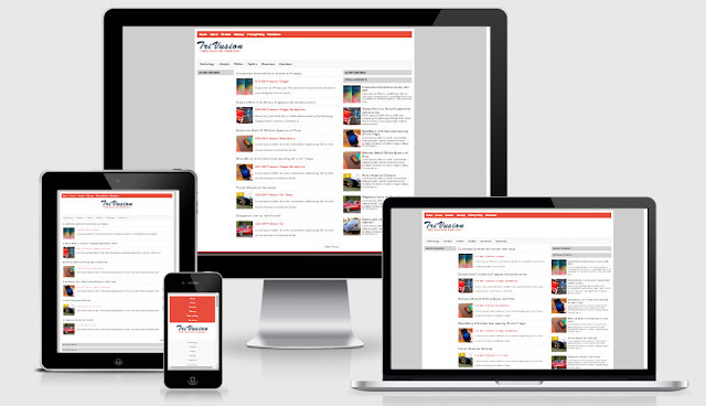 TriVusion Blogger Template