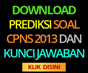 soal CPNS 2013 dan kunci jawaban