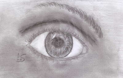 Imagens desenho com lapis, olhos do ser humano