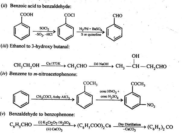 Solutions Class 12 Chemistry Chapter-12 (Aldehydes Ketones and Carboxylic Acids)