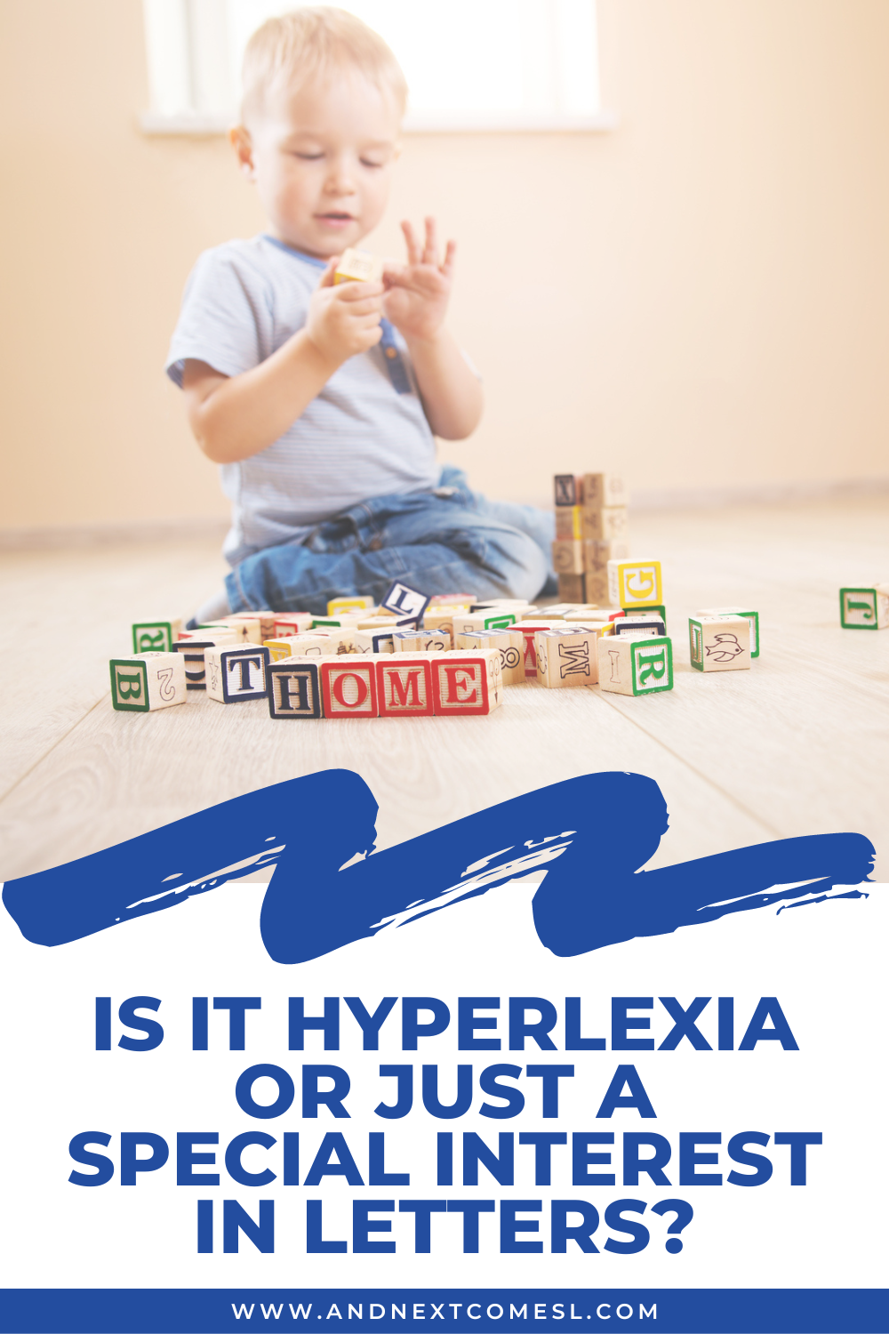 Is it hyperlexia or just a special interest in letters? A look at how a special interest in letters isn't the same as being hyperlexic.