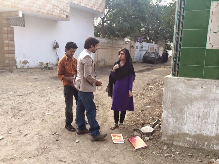 Murada Mai on Urdu1 On Set Pictures Shabbir Jan, Rida Isfahani., Salman Saeed, Arisha Razi 