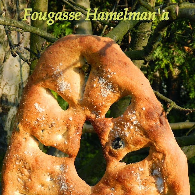 Fougasse z oliwkami Hamelman'a - Marcowa Piekarnia