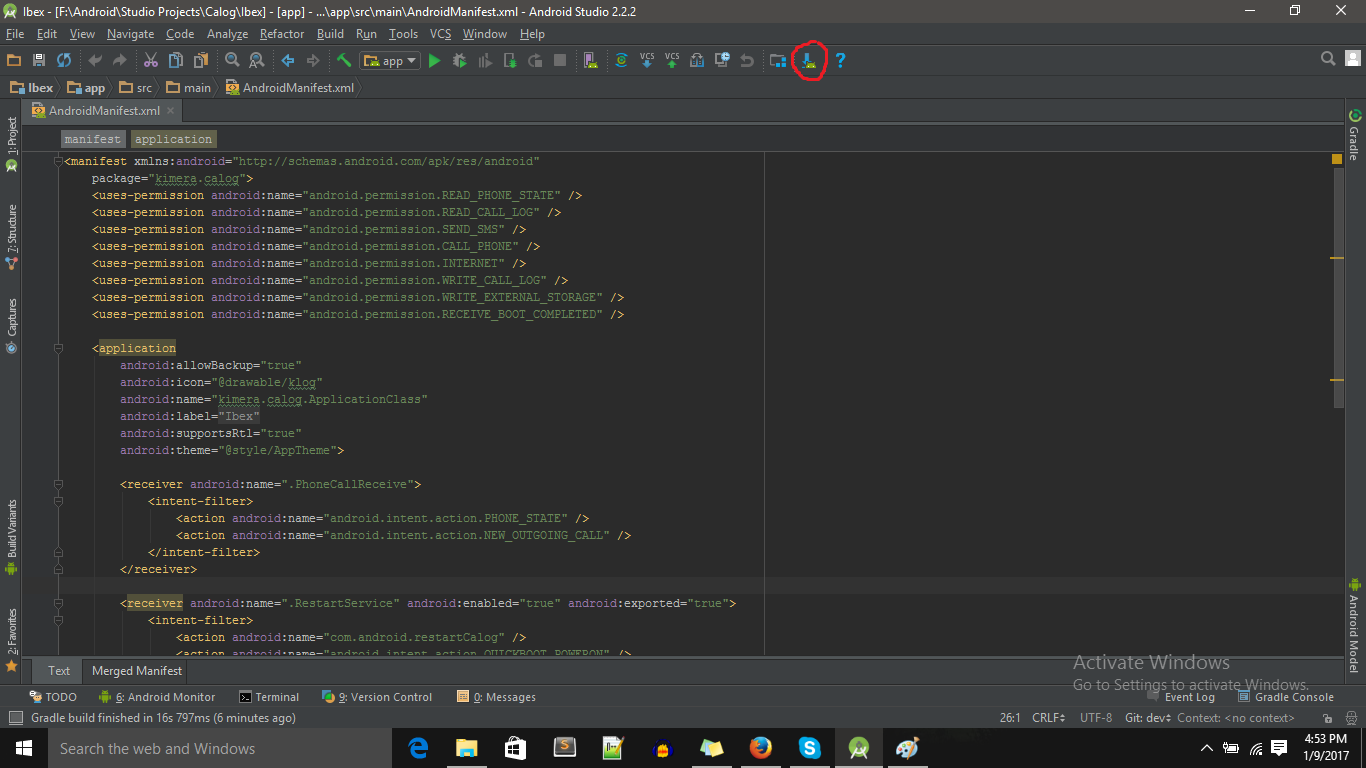 Android SDK Manager Android Studio
