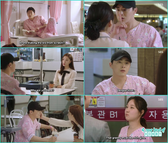  hwa shin caught by a station colleague and told her that he is here for dengue fever - Jealousy Incarnate - Episode 6 Review