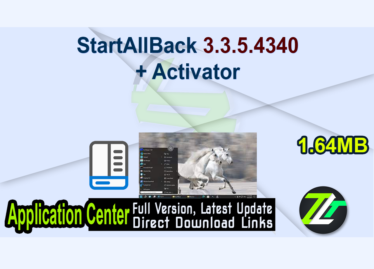 StartAllBack 3.3.5.4340 + Activator