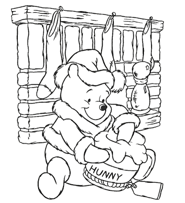 Disney Christmas Coloring Pages