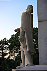 Monumento a Roger Williams en Prospect Terrace Park en Providence