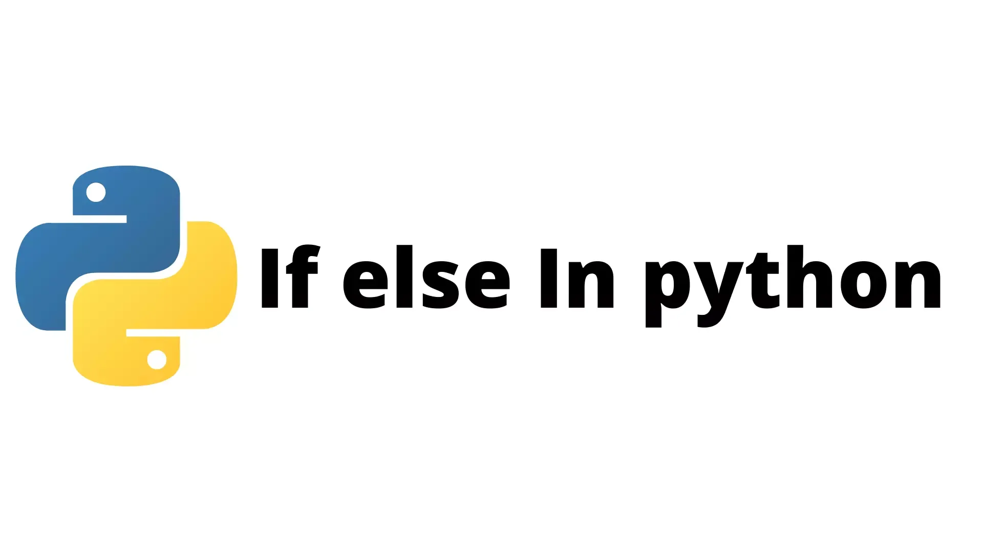 if else in python