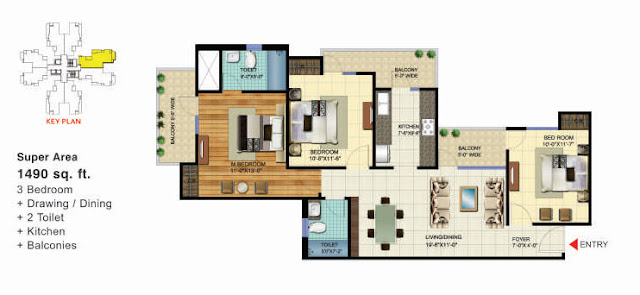 VVIP Meridian Tower Floor Plan