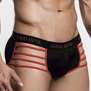 Good Devil Strap Bikini Red/Black