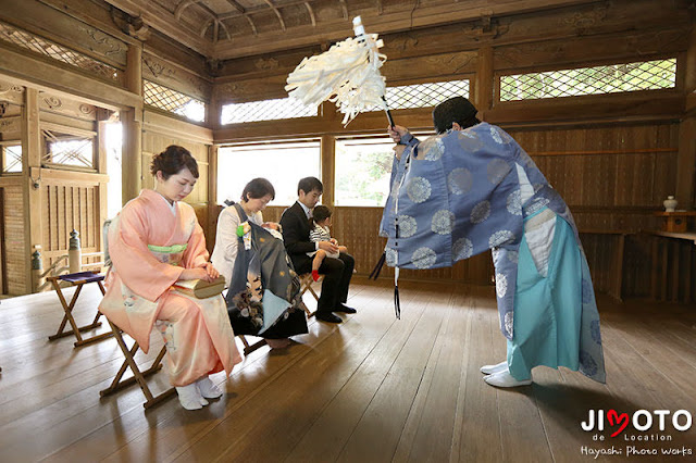 和歌山県の神社でお宮参り出張撮影