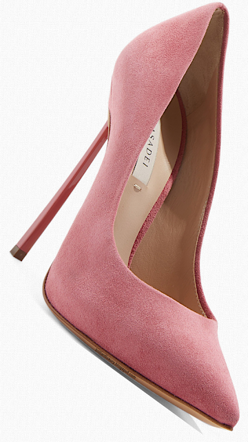 ♦Pink Casadei Blade suede high heel pumps #casadei #shoes #pink #brilliantluxury