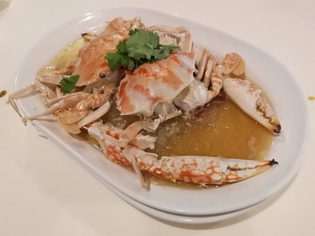 Steamed Flower Crab in Shaoxing Wine