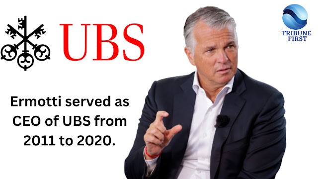 UBS re-appoints CEO Ermotti for the acquisition of Credit Suisse.