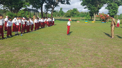 SDN 14 Manggelewa, Upacara Bendera Menjadi Budaya Sekolah