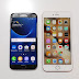 Samsung Galaxy S7 Edge đọ dáng cùng iPhone 6S Plus