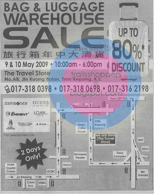 Bag & Luggage Warehouse Sale