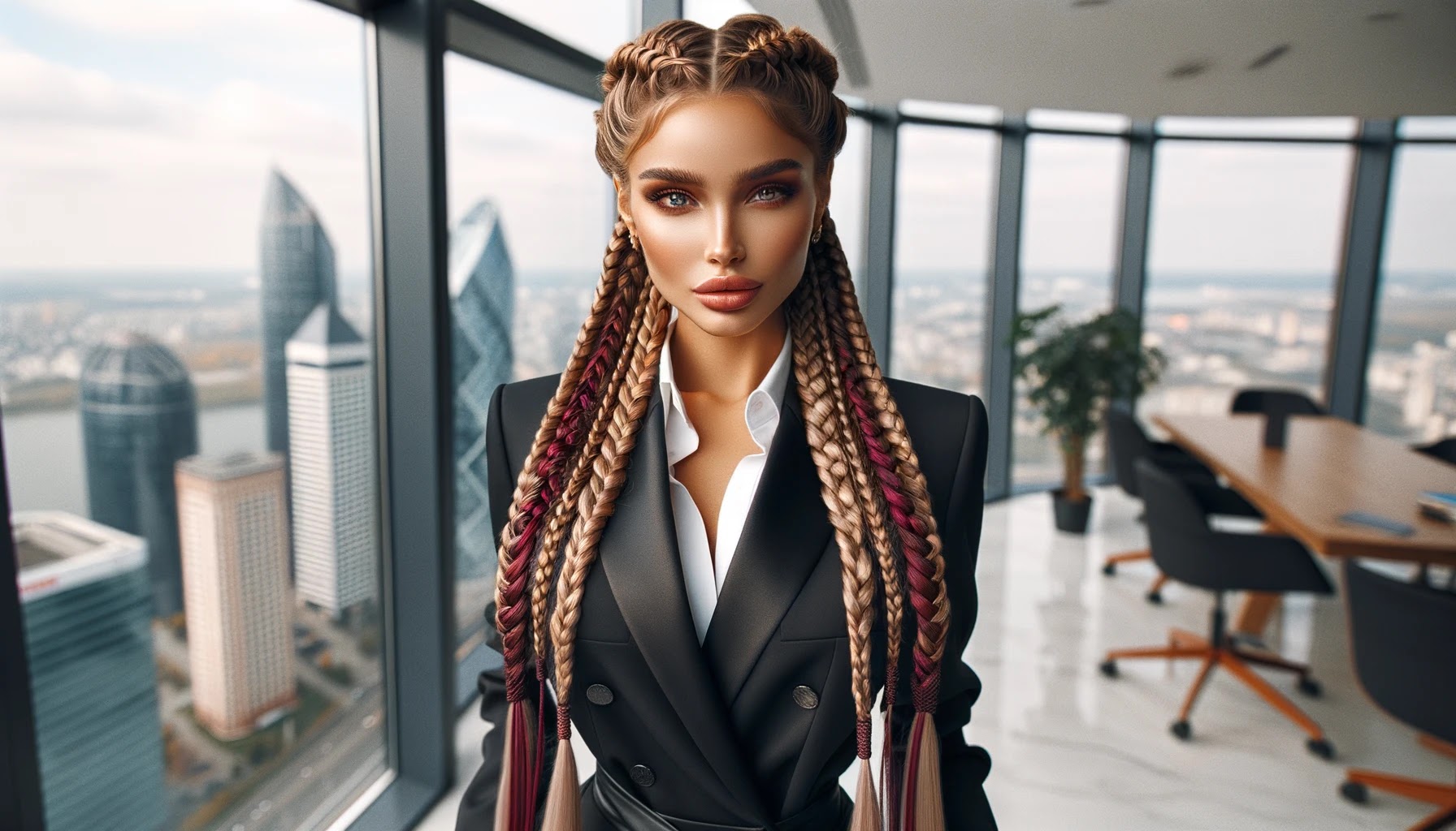 Dutch Braids with Extensions