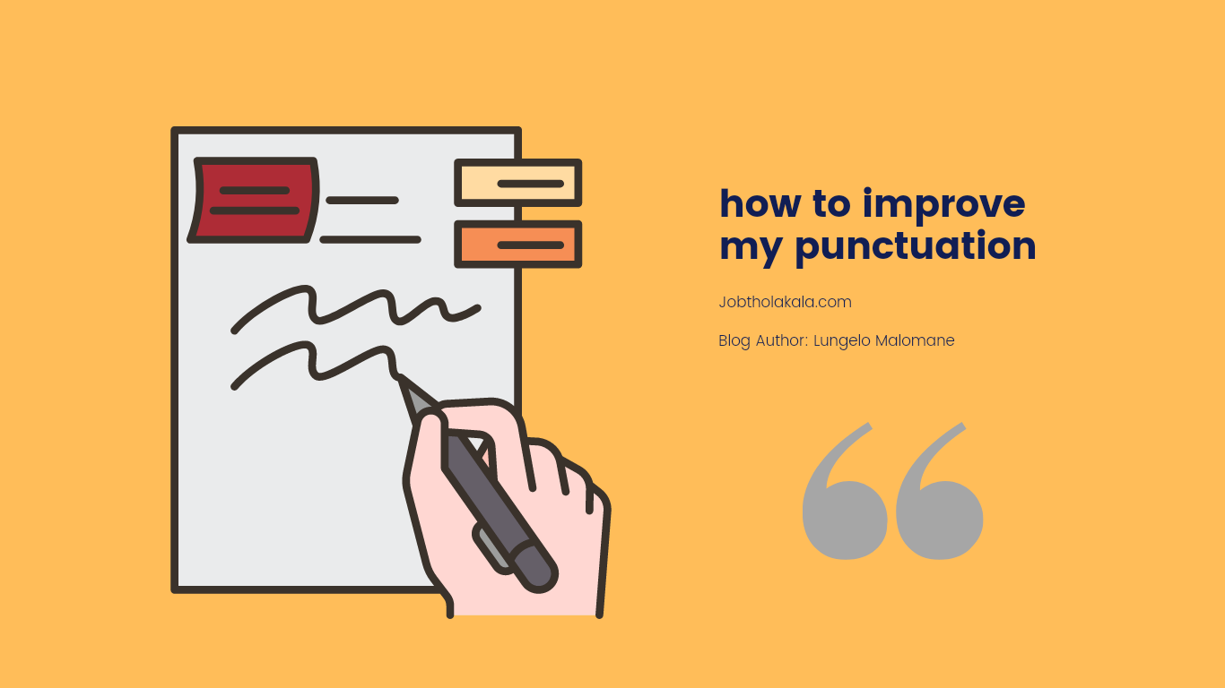 how to improve my punctuation